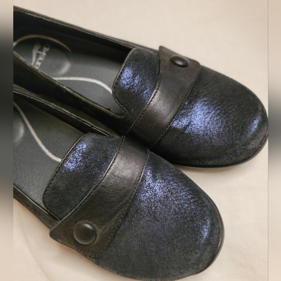 Dansko Metallic Olena Loafers 39 - Picture 2 of 8